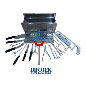 Jual Alat bedah Hewan, post mortem set dfk-26